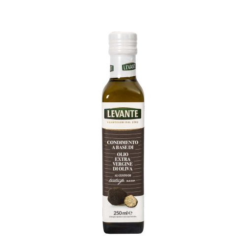 Condimento a base di Olio Extra Vergine di Oliva al gusto di tartufo nero - szarvasgombás ízesítésű extra szűz olívaolaj 250 ml