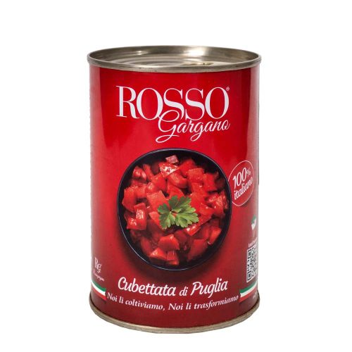 Cubettata di Puglia - olasz kockázott paradicsom konzerv 400g