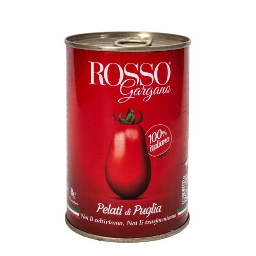Rosso Gargano Pelati di Puglia - olasz hámozott paradicsom konzerv 400 gr  