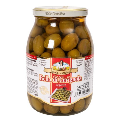 Bella di Cerignola Gigante - olasz óriás méretű olívabogyók 1 kg